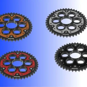 Neue Ware Kettenrad Stealth 40 bis 44 Zähne - (530) gold / rot / schwarz / silber passend für Ducati RST-737_5