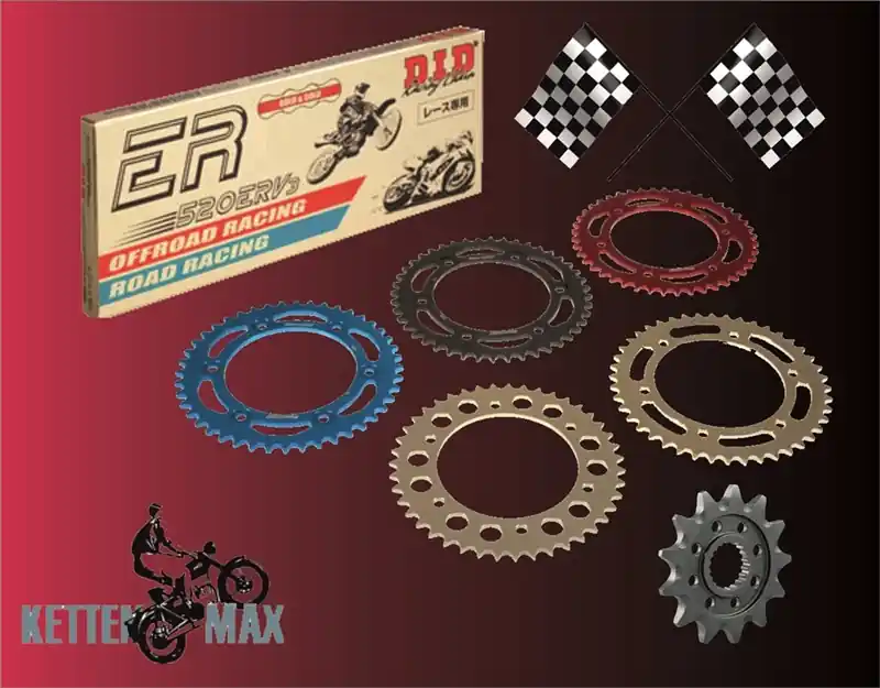 DID Rennkettensatz passend für Honda CBR 1000 RR-R Fireblade SP SC82 (Bj.20-21) DID 520!ERV7 Rennket Solange Der Vorrat Reicht