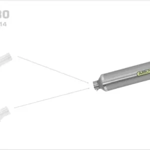 Rabatt Arrow Race-Tech Aluminium Endschalldämpfer passend für Yamaha TMAX 530 17-19