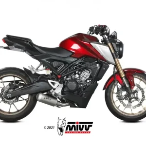 MIVV MK3 Edelstahl Endschalldämpfer passend für Honda CB 125 R 21-23 Beliebt