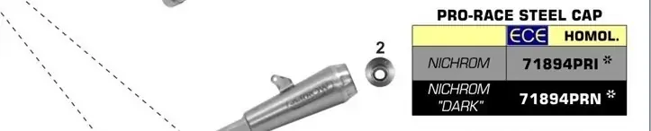 Arrow Pro Race Edelstahl Endschalldämpfer passend für Yamaha YZF-R3 ´19-20 Neuheit