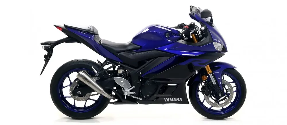 Heißes Angebot Arrow Komplettanlage Competition Evo 2 Thunder Volltitan passend für Yamaha YZF-R3 17-18