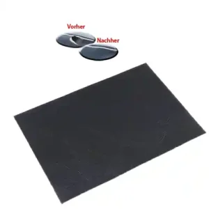 Reparaturaufkleber Sitzbank, schwarz, Größe 110x170mm Nur Für Kurze Zeit