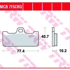 Brembo Racingbelag 107684830 - 1 stück Expressversand