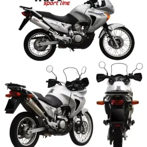 Versand Am Gleichen Tag MIVV Oval Edelstahl Endschalldämpfer passend für Honda XLV 650 Transalp 00-04