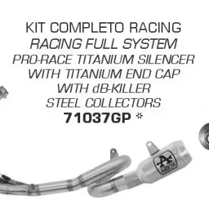 Arrow Pro-Race Titan Komplettanlage passend für Yamaha MT-07 2021- Must-Have