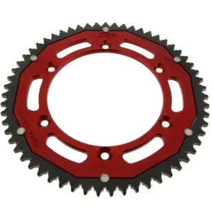 Kettenrad ZF Dual 54 59 Zähne rot (428) passend für Husqvarna TE 125 / SMR 125 / SMS 4 Kostenfreie Lieferung