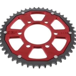 Kettenrad ZF dual 47 48 Zähne rot gold (428) passend für Honda CB125R / ABS JC79 JC91 JC95 Neu Im Sortiment