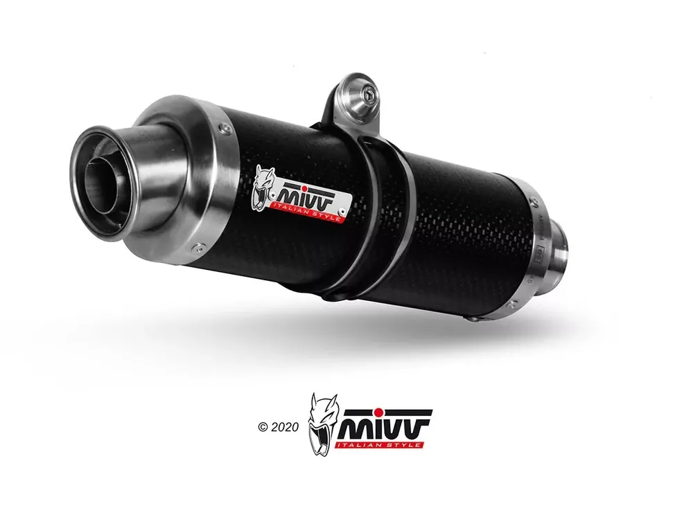 MIVV GP Carbon Endschalldämpfer passend für Aprilia Tuono Fighter 1000 02-05 Kostenloser Versand