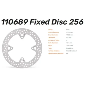 Moto-Master Bremsscheibe Halo hinten passend für Honda CRF 1100 / CRF 1000 XL 750 Transalp - 110689 Abverkauf