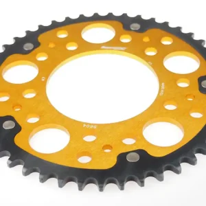 Preisreduziert Kettenrad Stealth gold 47 Zähne (525) passend für Aprilia SRV 850 / Gilera GP 800 RST-6604