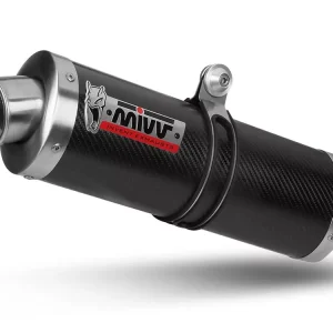 Meistverkauft MIVV Oval Carbon Endschalldämpfer passend für Cagiva Raptor 1000 00-06