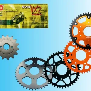 DID Kettensatz passend für Husqvarna 401 Vitpilen / Svartpilen Bj 17 bis 23 mit DID520 diverse Kette Kracherpreis