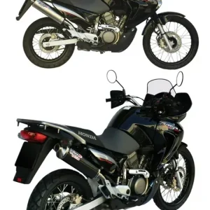 Sale MIVV Oval Edelstahl Endschalldämpfer passend für Honda XLV 650 Transalp 05-07