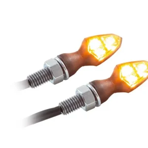 ZIEGER Universal Motorrad SMD-Blinker Shield mit getönt M8 E-geprüft Wochenendangebot