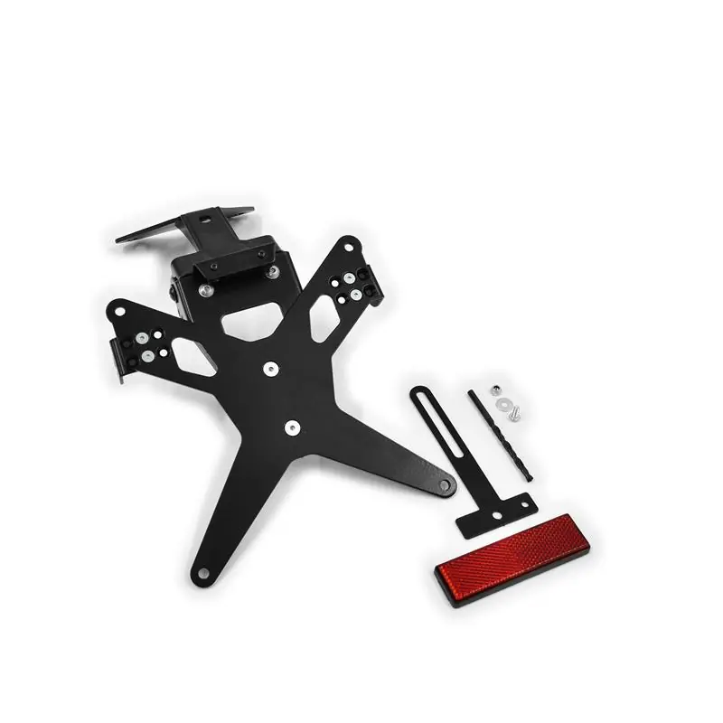 ZIEGER X-Line Kennzeichenhalter passend für Aprilia RSV4 / RS4 125 / RS 125 / Tuono V4; Bj: 09-22 Solange Der Vorrat Reicht