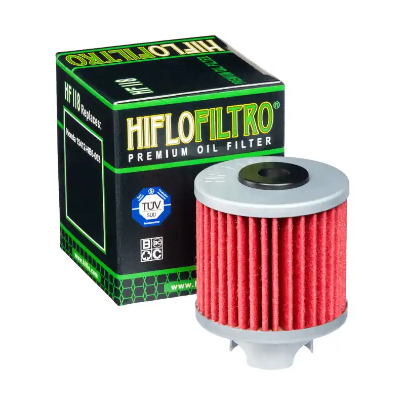 Hiflo Ölfilter HF118, HF 118 Motorradölfilter passend für Honda ATC 125 M Heißes Angebot