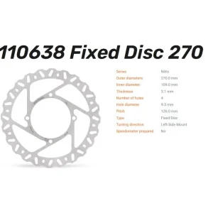 Aktuell Moto-Master Bremsscheibe Nitro 270 passend für Kawasaki KLX KX - 110638