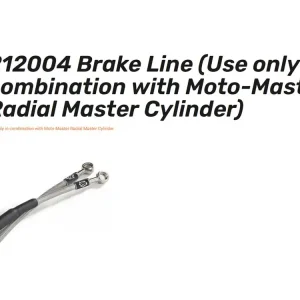 Stahlflex-Bremsleitung Moto-Master für Moto-Master Geberzylinder - 212004 Jetzt Bestellen