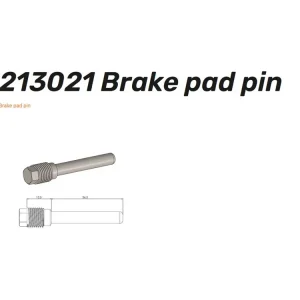 Moto-Master vorn Bolzen Standard / Racing für Bremsbeläge 213021 213123 Neue Ware