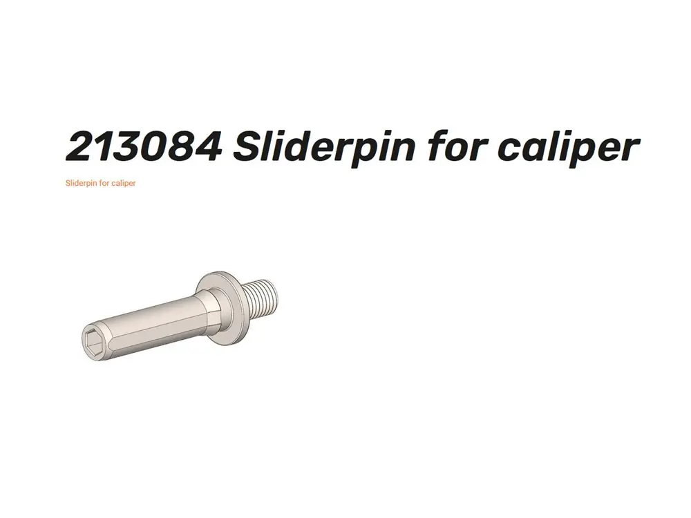 Moto-Master Slider Pin Bremssattel hinten - 213084 Markenware