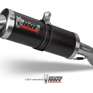 MIVV Oval Carbon Endschalldämpfer passend für Suzuki GSF 1200 Bandit 96-00 Abverkauf