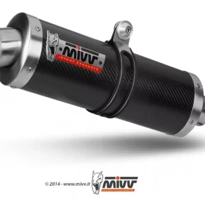 Neu Im Sortiment MIVV Oval Carbon Endschalldämpfer passend für Suzuki SV 650 99-02