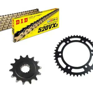 Top-Preis DID Kettensatz passend für Zontes 350 GK ABS (Bj.22-) DID520 diverse Kette