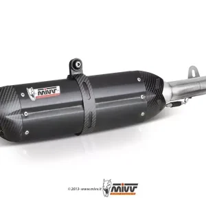 MIVV Suono Edelstahl Schwarz passend für Suzuki GSX-R 600/750 06-07 Saisonangebot