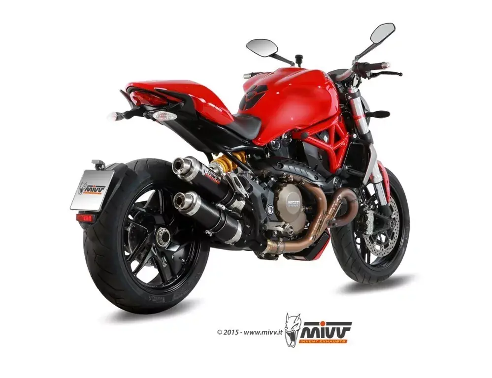 MIVV GP Carbon Endschalldämpfer passend für Ducati Monster 821/1200 Preisreduziert