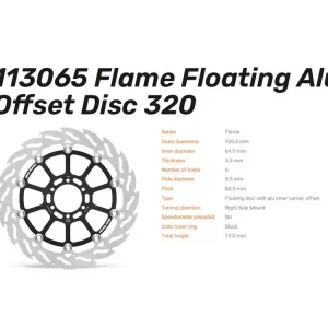 Direkt Vom Hersteller Moto-Master Bremsscheibe Flame Floating 5.5 vorn rechts - 113065