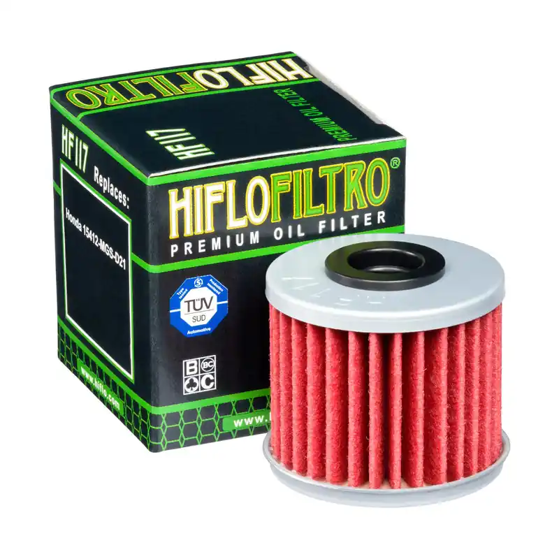 Hiflo Ölfilter HF117 passend für Honda Markenware