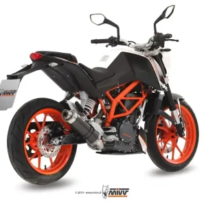 MIVV GP Edelstahl Schwarz passend für KTM 390 Duke 13-16 Sichere Zahlung