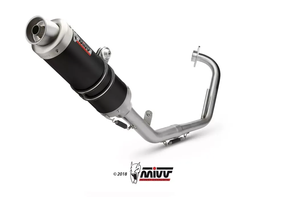 MIVV GP Black Steel Auspuff passend für Yamaha YZF 125 08-13 Jetzt Bestellen