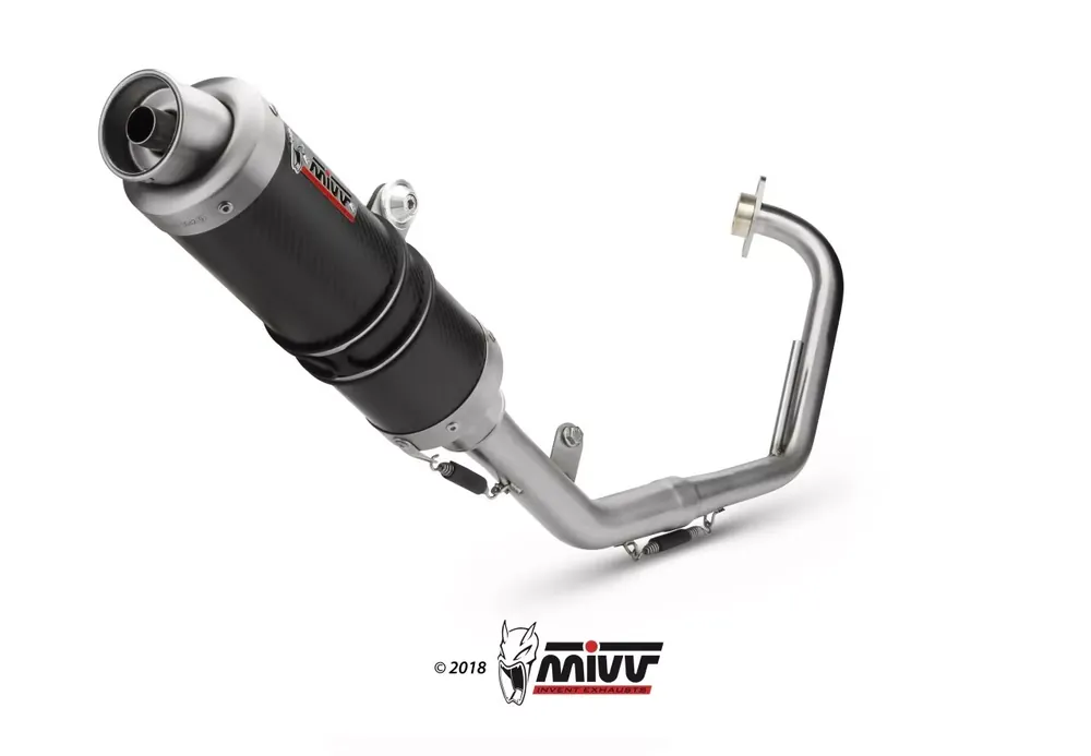 MIVV GP Carbon Auspuffanlage passend für Yamaha YZF 125 08-13 Neue Kollektion