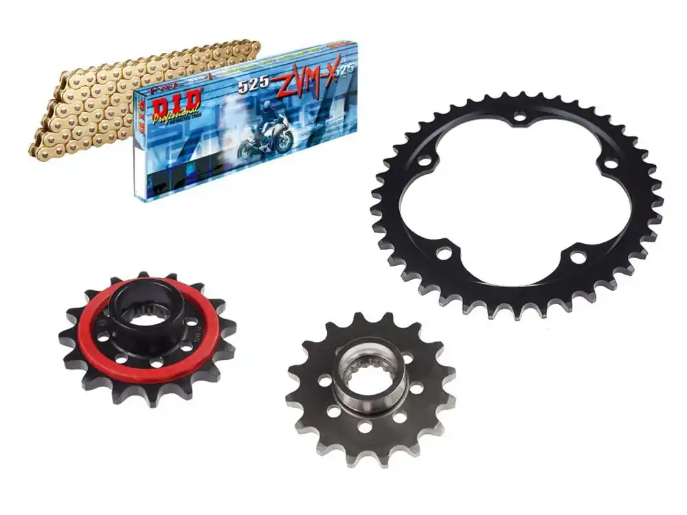 DID Kettensatz passend für MV Agusta Brutale 800 / Dragster (Bj.13-22) DID525VX3 / DID525ZVM-X2 Sofort Bestellen