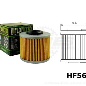 Saisonangebot hiflo Ölfilter HF569 Motorradölfilter passend für MV Agusta Brutale / F3 / Rivale / Turismo Veloce