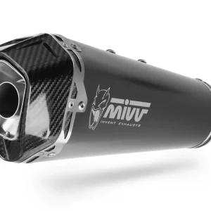 Online Kaufen MIVV Delta Race Edelstahl Schwarz Endschalldämpfer passend für Kawasaki Z900 (2020–2023)