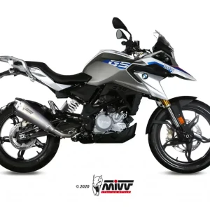 MIVV Delta Race Edelstahl Endschalldämpfer passend für BMW G 310 GS 18-22 Kostenloser Rückversand