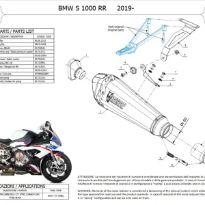 Mega-Angebot MIVV DELTA RACE Endschalldämpfer Edelstahl Schwarz passend für BMW S 1000 RR