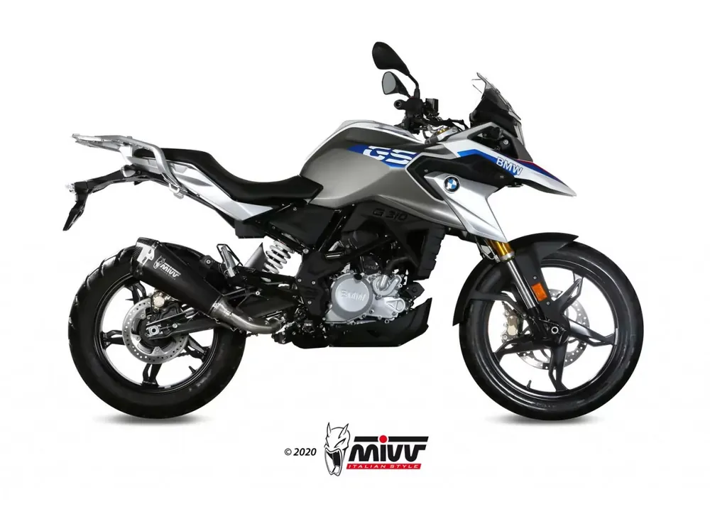 MIVV Delta Race Black Endschalldämpfer passend für BMW G 310 GS 17-24 Highlight