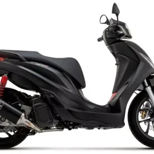 Arrow Urban Endschalldämpfer Aluminium Schwarz passend für Piaggio Medley 125-150 S ABS 20-23 Neue Ware