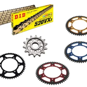 Preisknaller DID Kettensatz passend für Sherco SEF 250 Enduro Factory / Racing (Bj.21-) DID520 diverse Kette Stah