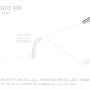 Arrow MaXi Race-Tech Titan Endschalldämpfer passend für Honda CBR 1000 RR Markenware