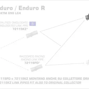 Knallerangebot Arrow Race-Tech Titan Endschalldämpfer passend für KTM 690 SMC 09-16