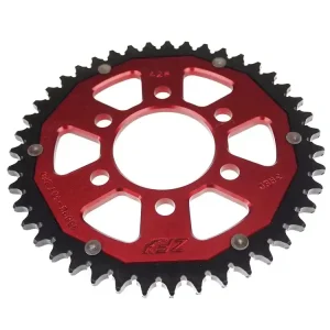 Markenware Kettenrad ZF Dual 37 43 Zähne rot / gold (428) passend auf Benelli / Keeway / KSR-Moto