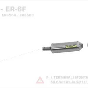 Versand Am Gleichen Tag Arrow MaXi Race-Tech Aluminium Dark Endschalldämpfer passend für Kawasaki ER-6N, ER-6F, Versys 650