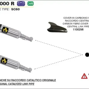 Arrow Thunder Endschalldämpfer passend für Honda CB 1000 R 08-16 Billig