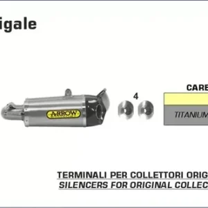 Bestpreis Arrow Works Titan Endschalldämpfer passend für DUCATI 1199 PANIGALE