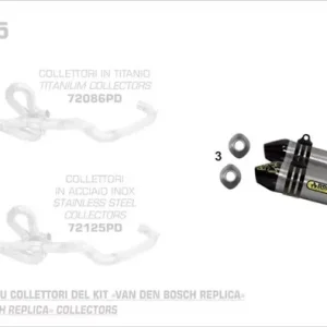 Arrow MX Competition Titan Komplettanlage passend für Aprilia SX-V 5.5 07 Angebot